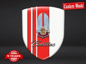 Cadillac Sticker Silicone Design Premium Drift Stile SUV ST